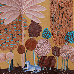 Мебельная ткань Oasis Terracotta Велюр  варинант исполнения - 1 | Loft Concept в Екатеринбурге