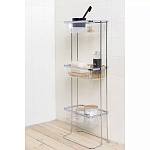 Полка напольная трехъярусная для ванной Bathroom Floor Shelf варинант исполнения - 1 | Loft Concept в Екатеринбурге