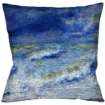 Подушка декоративная морской принт Impressionism in Art варинант исполнения - 1 | Loft Concept в Екатеринбурге