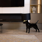 Лампа COLLECTION OF DOGS с абажуром Бультерьер варинант исполнения - 8 | Loft Concept в Екатеринбурге