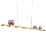 Светодиодная линейная люстра IONA Сhandelier gold 103 варинант исполнения - 1 | Loft Concept в Екатеринбурге