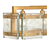 Люстра прямоугольная из толстого литого стекла Cast Glass варинант исполнения - 3 | Loft Concept в Екатеринбурге