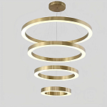 Люстра Light Ring Vertical Латунь варинант исполнения - 1 | Loft Concept в Екатеринбурге