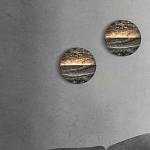 Бра в форме диска из керамогранита Eclipse of Celestial Bodies варинант исполнения - 5 | Loft Concept в Екатеринбурге