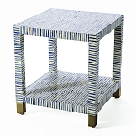 Тумба Прикроватная Snartoon Bone Inlay Bedside Cabinet варинант исполнения - 1 | Loft Concept в Екатеринбурге