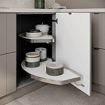 Кухонный гарнитур с фасадом в полоску Rainier Kitchen Set варинант исполнения - 2 | Loft Concept в Екатеринбурге