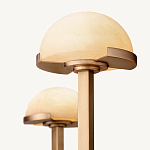 Люстрас 6-ю мраморными плафонами в форме купола Light Warm Light варинант исполнения - 2 | Loft Concept в Екатеринбурге