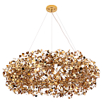 Люстра подвесная круглая с многочисленными металлическими круглыми элементами Terzani Argent варинант исполнения - 4 | Loft Concept в Екатеринбурге