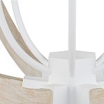 Подвесной светильник из дерева в форме сферы Eco Light варинант исполнения - 1 | Loft Concept в Екатеринбурге