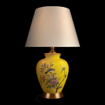 Настольная лампа желтая с изображением птиц Slip Away варинант исполнения - 8 | Loft Concept в Екатеринбурге