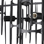 Люстра черная остроконечной формы Black Satin варинант исполнения - 2 | Loft Concept в Екатеринбурге