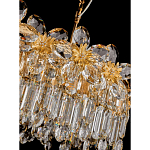 Люстра с декоративными элементами в виде крупных хрустальных цветов Palace Gardens варинант исполнения - 3 | Loft Concept в Екатеринбурге