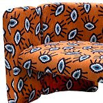 Акцентный Двухместный Диван Leela Оранжевый Орнамент варинант исполнения - 2 | Loft Concept в Екатеринбурге