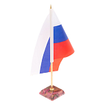 Флагшток на подставке из натурального камня Stone Flagpole варинант исполнения - 2 | Loft Concept в Екатеринбурге