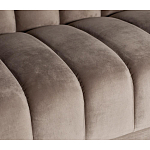 Диван трехместный велюровый серый Island of Comfort варинант исполнения - 4 | Loft Concept в Екатеринбурге