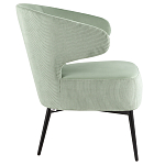 Современное мягкое кресло на металлических ножках Rakush Pistachio варинант исполнения - 5 | Loft Concept в Екатеринбурге