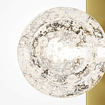 Бра с плафоном из прозрачного стекла с пузырьками воздуха Effervia варинант исполнения - 3 | Loft Concept в Екатеринбурге