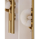 Бра  с фигурным мраморным рассеивателем Spiral of Warm Light варинант исполнения - 8 | Loft Concept в Екатеринбурге