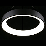 Люстра подвесная светодиодная Black Circle варинант исполнения - 4 | Loft Concept в Екатеринбурге