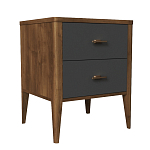 Тумба прикроватная с 2-мя ящиками Tasteful Furniture Light варинант исполнения - 4 | Loft Concept в Екатеринбурге