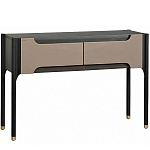 Консоль тёмно-коричневого цвета с 2-мя ящиками Gladstone варинант исполнения - 1 | Loft Concept в Екатеринбурге