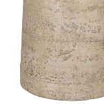 Столик приставной с круглой столешницей Textured Cream Table варинант исполнения - 4 | Loft Concept в Екатеринбурге