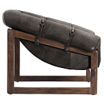 Кресло Duncan винтажная черная кожа варинант исполнения - 3 | Loft Concept в Екатеринбурге