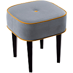 Квадратный мягкий пуф на черных ножках Winton Pouf Square варинант исполнения - 11 | Loft Concept в Екатеринбурге