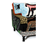 Большой Трехместный Диван с цветным принтом Qalakabusha Large Sofa варинант исполнения - 4 | Loft Concept в Екатеринбурге