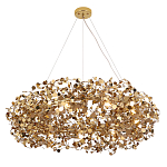 Люстра подвесная круглая с многочисленными металлическими круглыми элементами Terzani Argent варинант исполнения - 5 | Loft Concept в Екатеринбурге