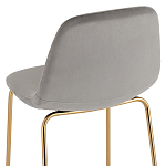 Барный стул на золотистых ножках VENDRAMIN Grey варинант исполнения - 7 | Loft Concept в Екатеринбурге