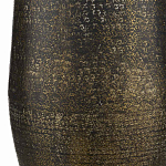 Торшер с фактурным массивным корпусом и тканевым цилиндрическим абажуром Textured Monolith варинант исполнения - 4 | Loft Concept в Екатеринбурге