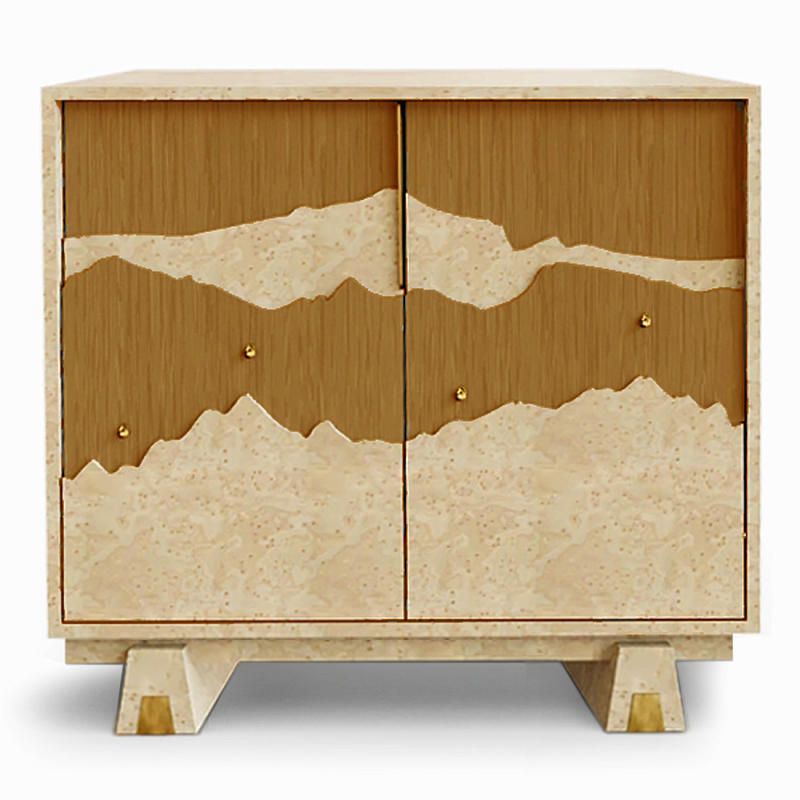 Буфет Okinawa Ginger Бежевый Горчичный Золотой в Екатеринбурге | Loft Concept 