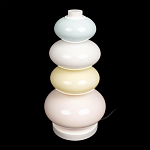 Настольная лампа из стеклянных сфер в пастельных тонах Высота 40 см Pastel Lunaria варинант исполнения - 3 | Loft Concept в Екатеринбурге