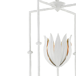 Подвесной светильник белый c абажуром в виде цветка тюльпана White Tulips варинант исполнения - 1 | Loft Concept в Екатеринбурге