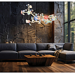 Люстра с цветочным декором Miscellaneous herbs варинант исполнения - 5 | Loft Concept в Екатеринбурге