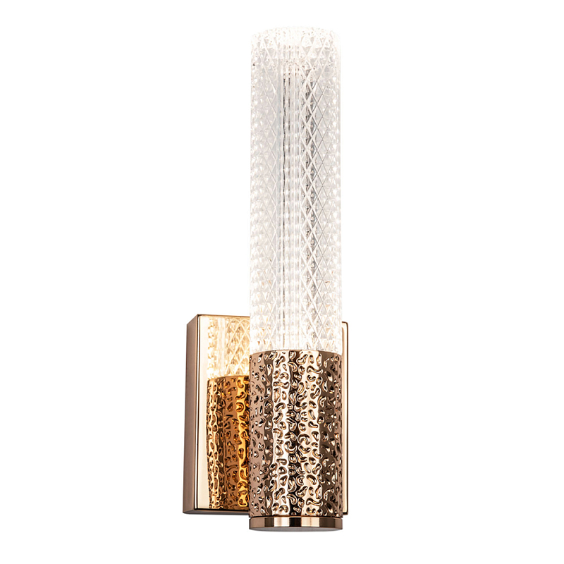 Бра Dew Drops Tube Gold Wall Lamp Прозрачный Золотой в Екатеринбурге | Loft Concept 