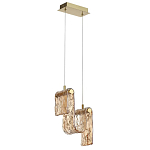 Подвесной светильник волнистой формы из фактурного стекла Wave варинант исполнения - 1 | Loft Concept в Екатеринбурге