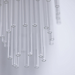 Бра с круглым основанием и длинными прозрачныи стеклянными трубками Nembus варинант исполнения - 6 | Loft Concept в Екатеринбурге