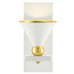 Бра с бело-золотыми плафоном в форме конуса Light Source варинант исполнения - 2 | Loft Concept в Екатеринбурге