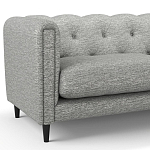 Мебельная ткань Шенилл серый цвет 138 см T4-34 варинант исполнения - 7 | Loft Concept в Екатеринбурге