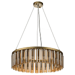 Люстра со стеклянными цилиндрическими плафонами Luminous Cylinders Amber Round варинант исполнения - 4 | Loft Concept в Екатеринбурге