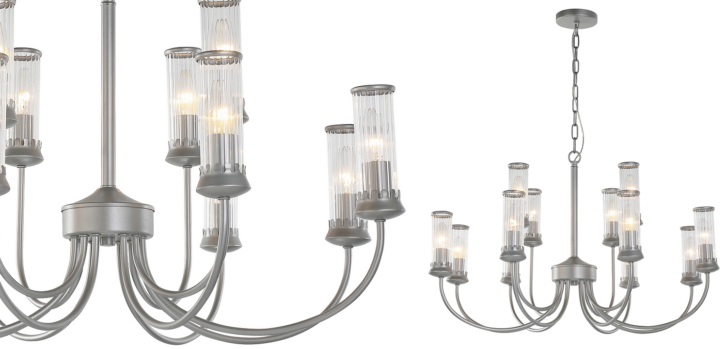 Люстра Morgane Chandelier silver 78 Люстра Morgane Chandelier silver 78 - Loft-Concept в Екатеринбурге