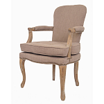 Кресло Aubrey Classical Armchair brown flax варинант исполнения - 3 | Loft Concept в Екатеринбурге