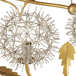 Люстра круглая с декором в виде цветков одуванчика Hanging Dandelion варинант исполнения - 1 | Loft Concept в Екатеринбурге