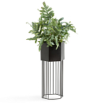 Кашпо Elevated Planters Сlive 59 черное  варинант исполнения - 2 | Loft Concept в Екатеринбурге