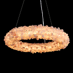 Люстра кольцевая с частичками натурального горного хрусталя Crystal Shimmer варинант исполнения - 2 | Loft Concept в Екатеринбурге