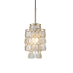 Подвесной светильник с декором из натуральной морской ракушки Iridescent Light варинант исполнения - 1 | Loft Concept в Екатеринбурге