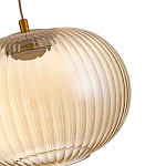 Подвесной светильник с янтарным рифленым стеклянным плафоном Ferm Living варинант исполнения - 6 | Loft Concept в Екатеринбурге
