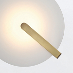 Потолочный светильник в форме плоского диска из белого матового стекла Eurofase варинант исполнения - 4 | Loft Concept в Екатеринбурге